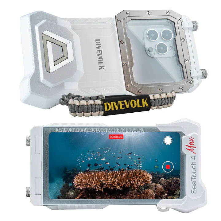 DIVEVOLK SeaTouch 4 MAX Underwater iPhone Case Diving Housing