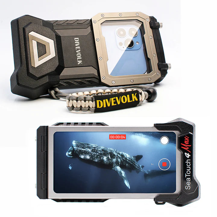 DIVEVOLK SeaTouch 4 MAX Underwater iPhone Case Diving Housing