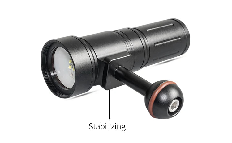 Supe Lamp Pv22 Red White 2000 Lumens Video Light 100 Meter Waterproof