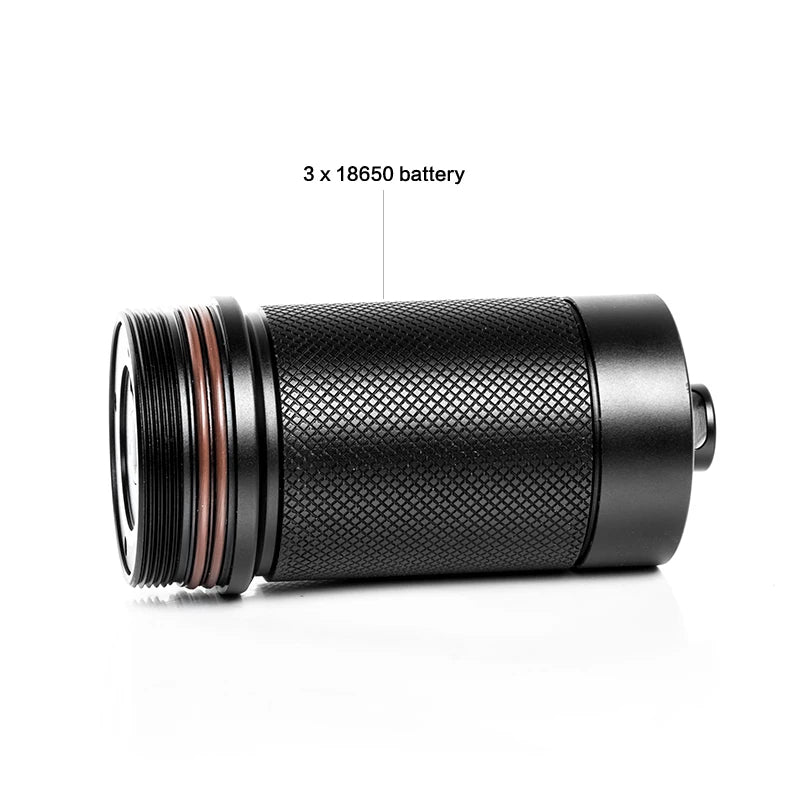 SUPE Scubalamp Rd95 Cave Scuba Diving Waterproof 4000 Lumens Glare Spotlight Flashlight