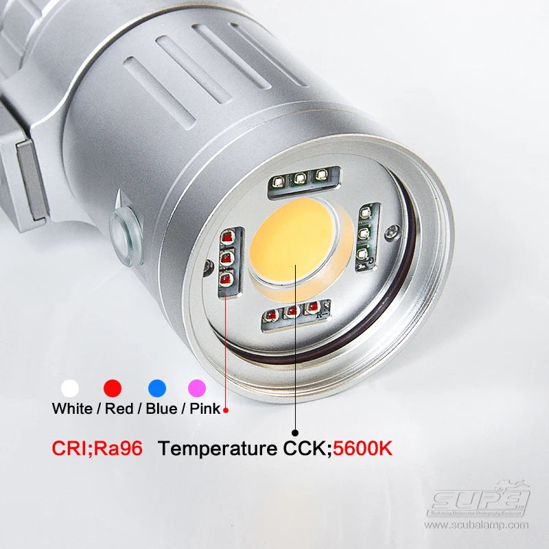 SUPE Scubalamp P53 5000 Lumens Strobe Light Video Light Underwater Photograpy