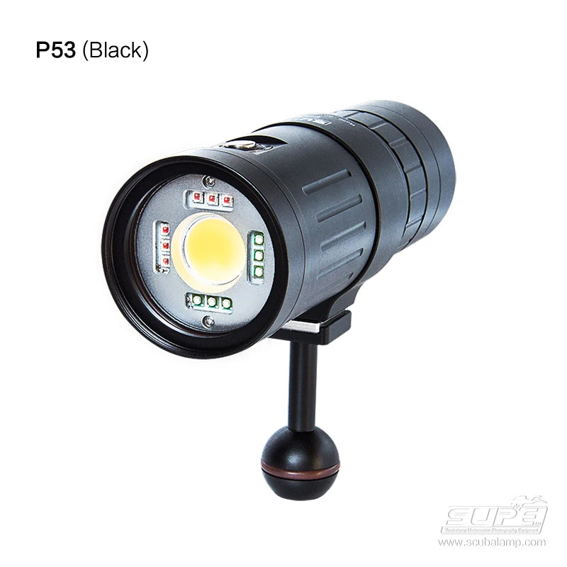 SUPE Scubalamp P53 5000 Lumens Strobe Light Video Light Underwater Photograpy