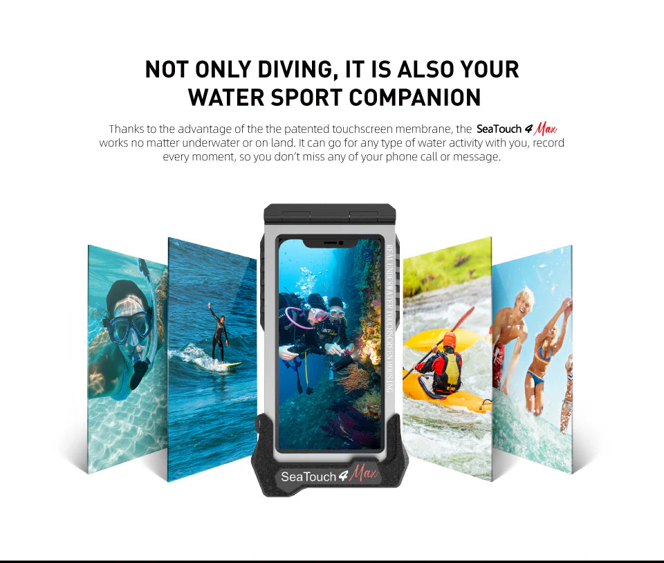 DIVEVOLK SeaTouch 4 MAX Underwater iPhone Case Diving Housing