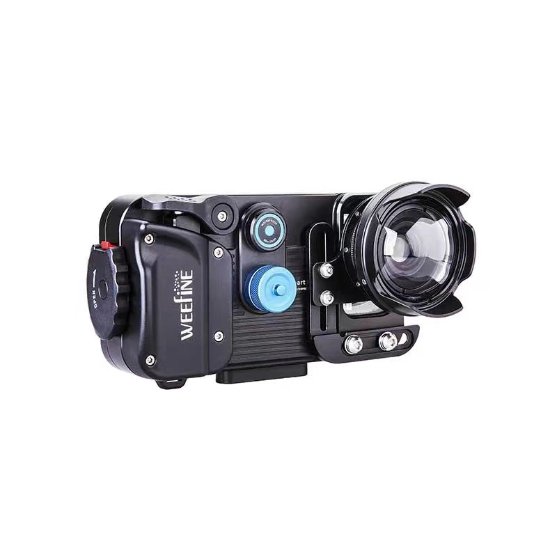 Weefine WFL07 Scuba Diving Waterproof Fisheye Wide Angle Lens M52 24mm for Cell Smart Phone Housing Underwater Photography