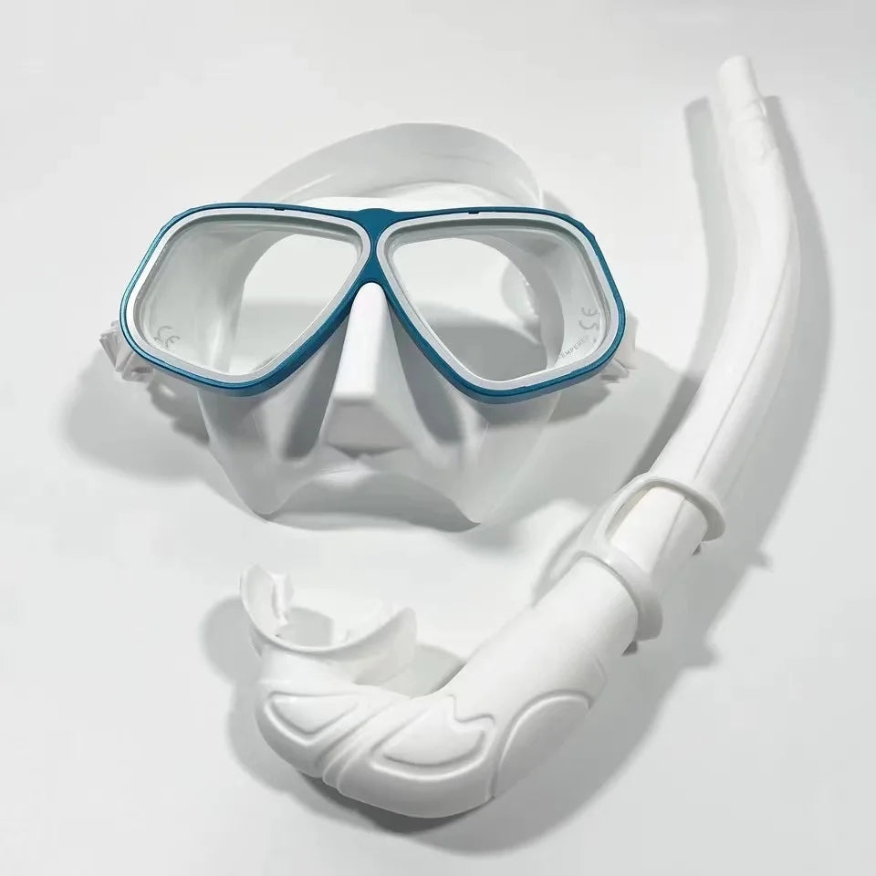 Free Diving Mask Aluminum Alloy Frame Configurable Eye Degrees Scuba Mask Glasses