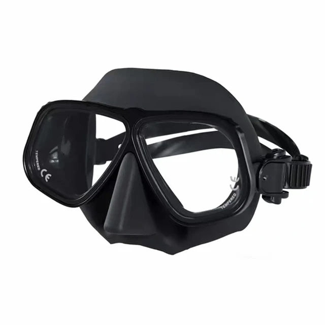 Free Diving Mask Aluminum Alloy Frame Configurable Eye Degrees Scuba Mask Glasses