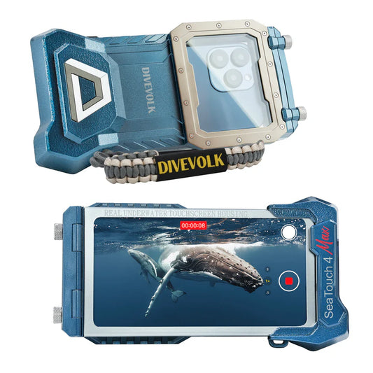 DIVEVOLK SeaTouch 4 MAX Underwater iPhone Case Diving Housing