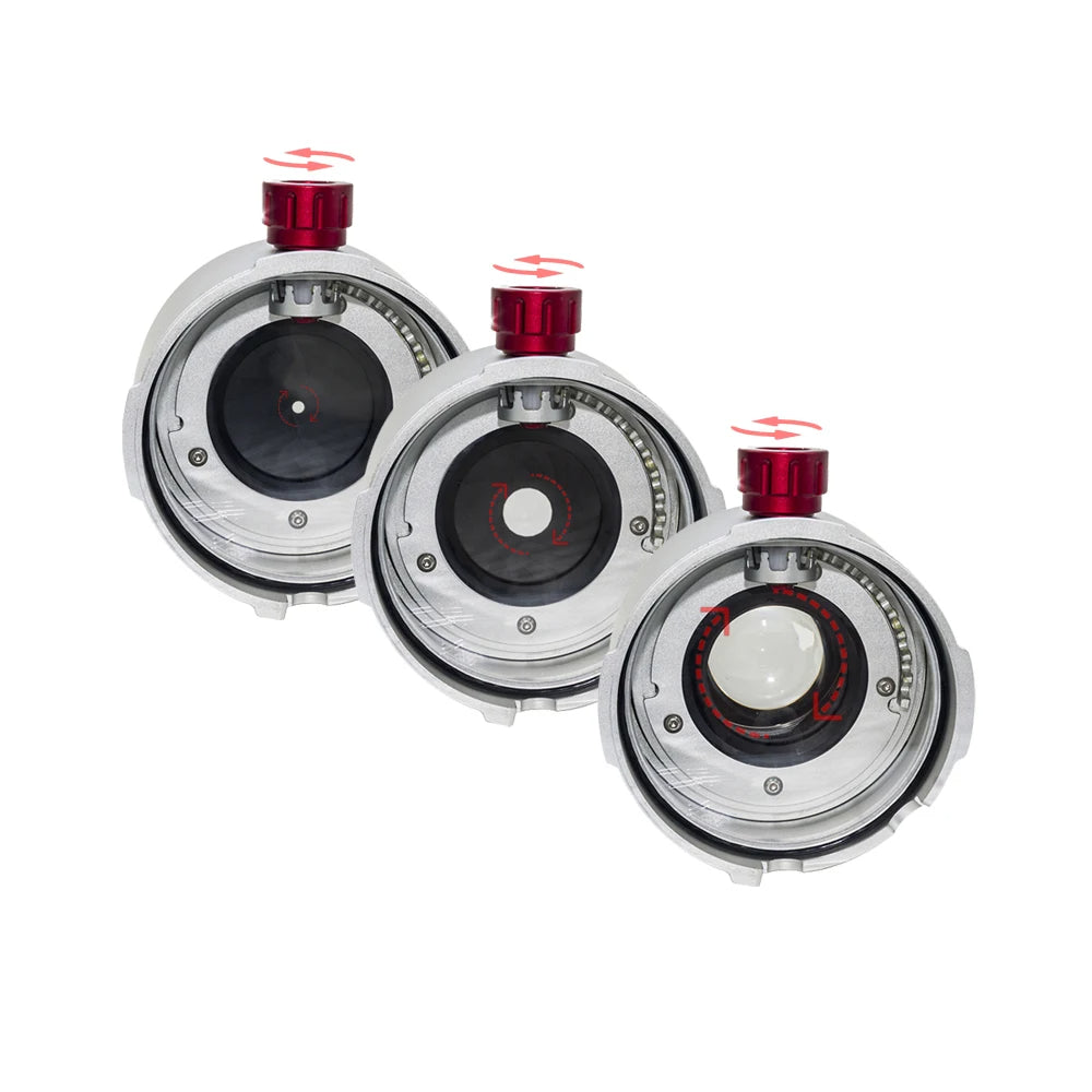 SUPE Scubalamp OSD Optical Snoot Stepless Shaping Device