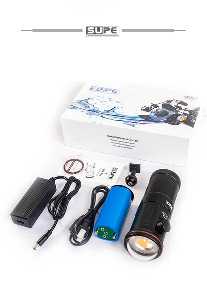 Supe Scubalamp V7k 15000-lumens Video Light 100 Meter Waterproof