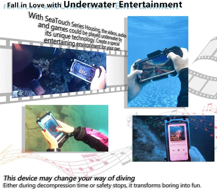 DIVEVOLK SeaTouch 4 MAX Underwater iPhone Case Diving Housing