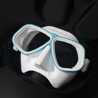 Free Diving Mask Aluminum Alloy Frame Configurable Eye Degrees Scuba Mask Glasses