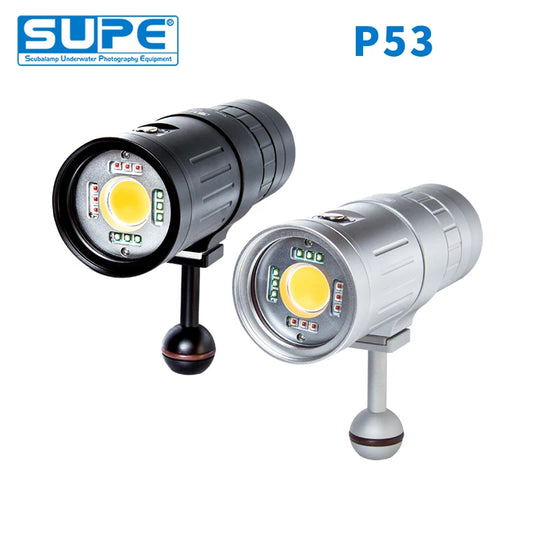SUPE Scubalamp P53 5000 Lumens Strobe Light Video Light Underwater Photograpy