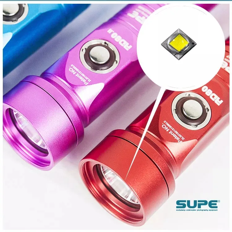 SUPE RD80 V2 Diving Light Flashlight 1500 Lumens