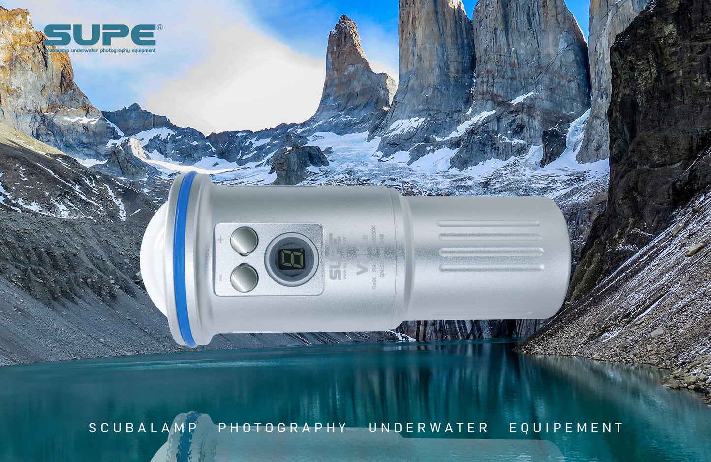 Supe Scubalamp V3kv3 Diving Video Light 5600 Lumens