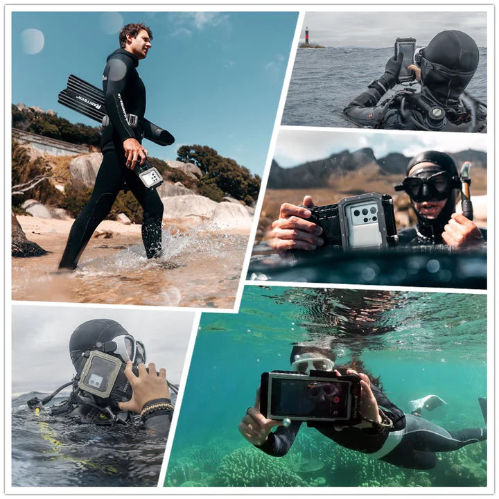 DIVEVOLK SeaTouch 4 MAX Underwater iPhone Case Diving Housing